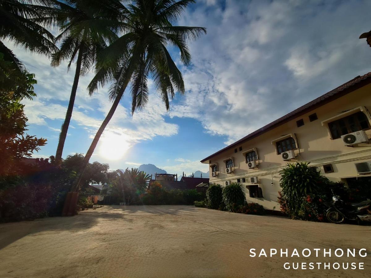Saphaothong Guesthouse Vang Vieng Ngoại thất bức ảnh